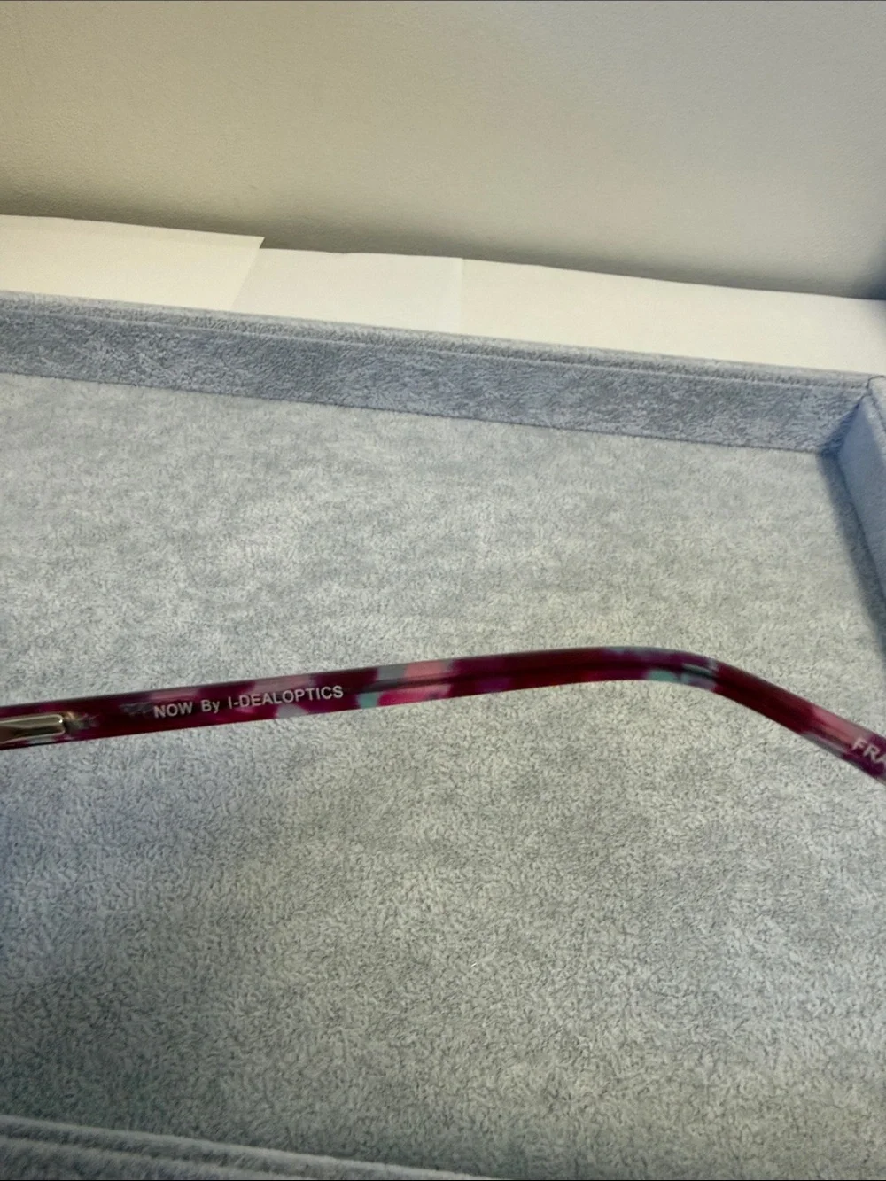 NWOT Ideal Optics Now Round Teal Blue / Green Plastic Eyeglasses Eyesize 46